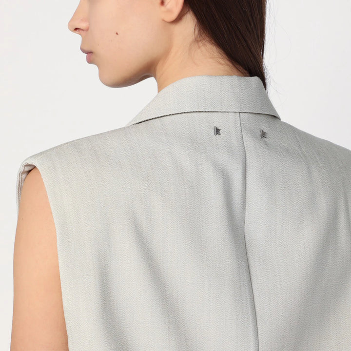Golden Goose - Single-breasted vest in wool blend