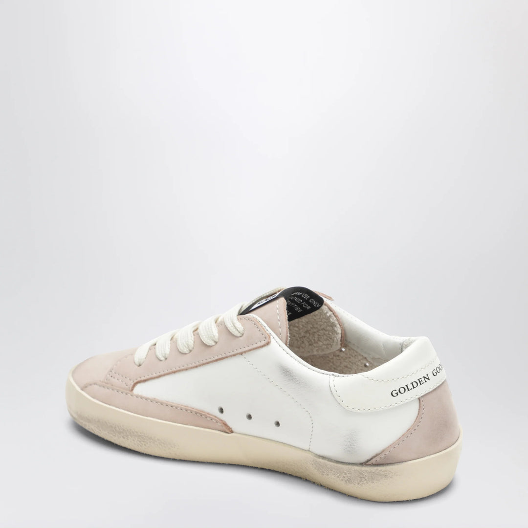 Golden Goose - Super-Star sneakers in white/pink/silver