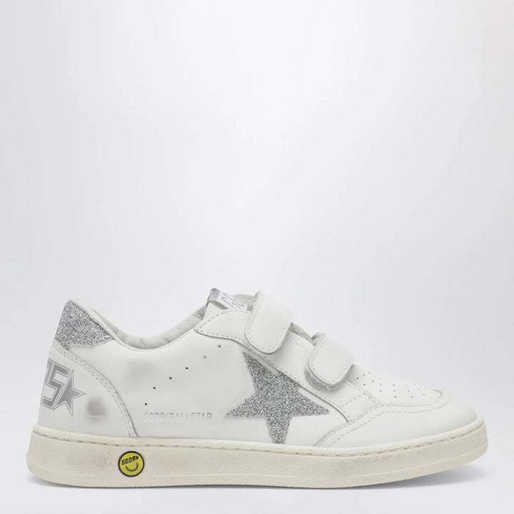 Golden Goose - Ball Star Sneakers in white/crystal