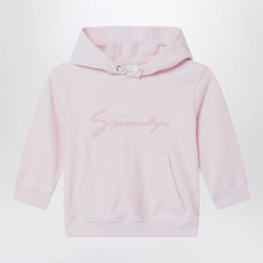 Givenchy - Pink ribbed hoodie