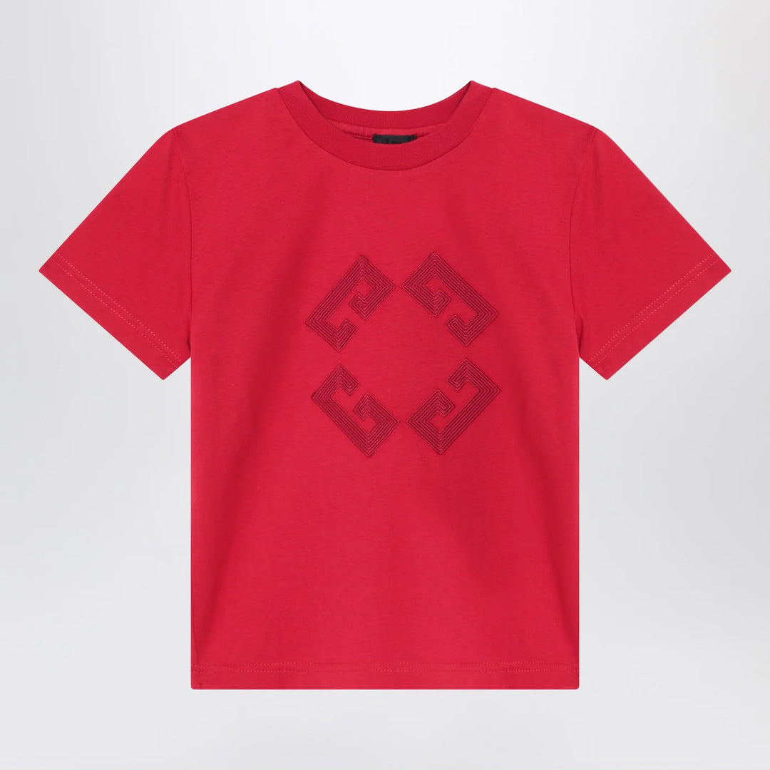 Givenchy - Bordeaux T-shirt with embroidered logo