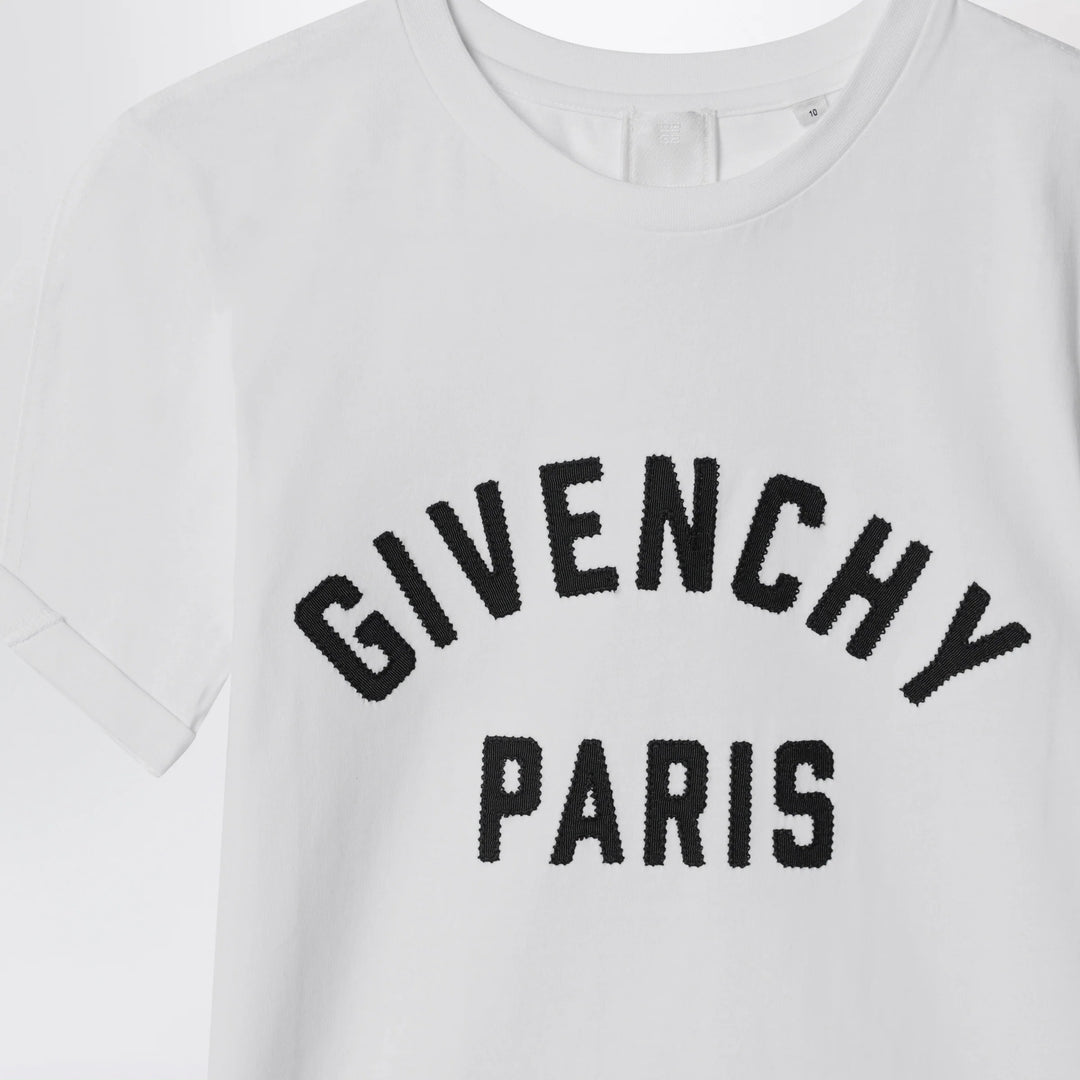 Givenchy - White T-shirt with embroidered logo