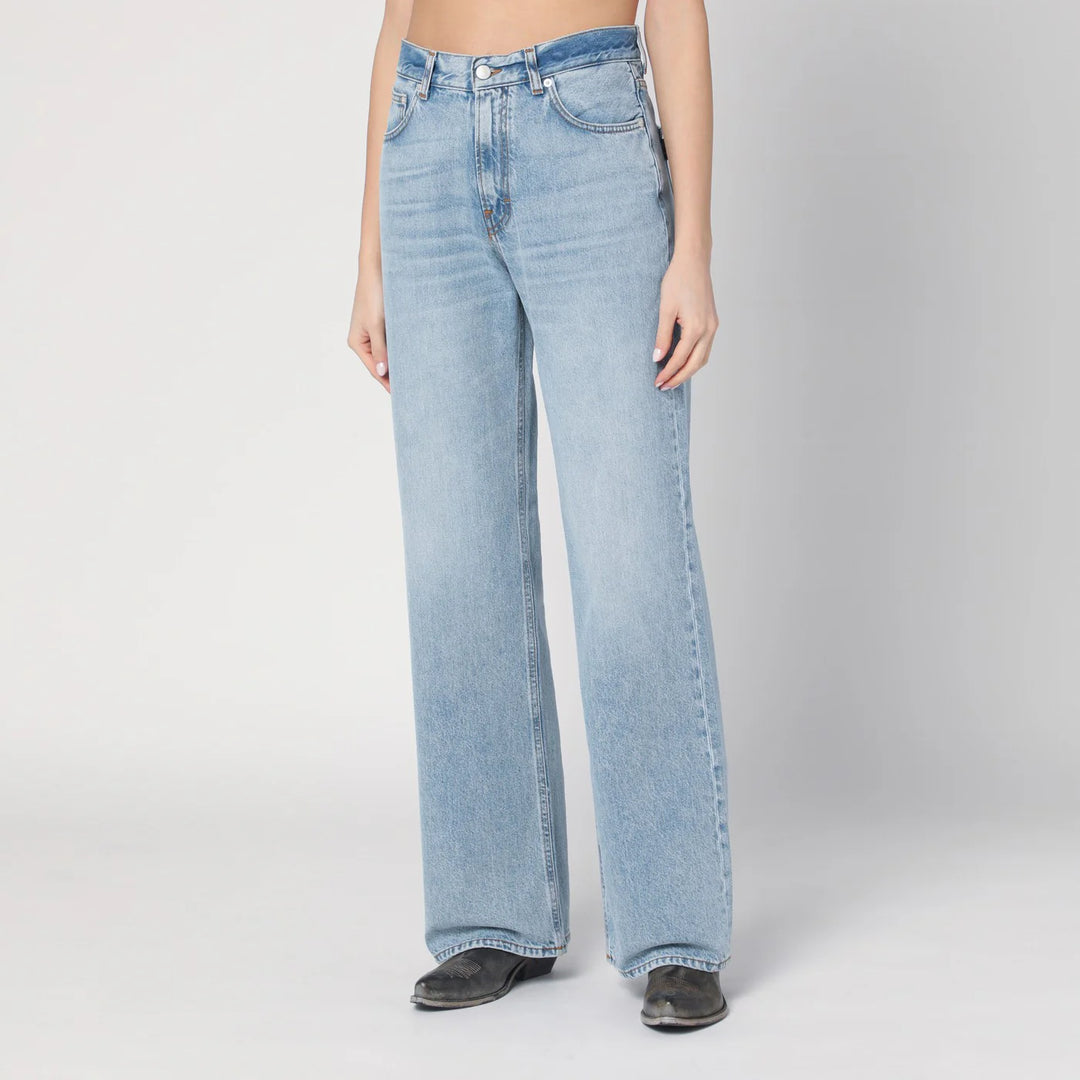 HAIKURE - Light blue washed jeans