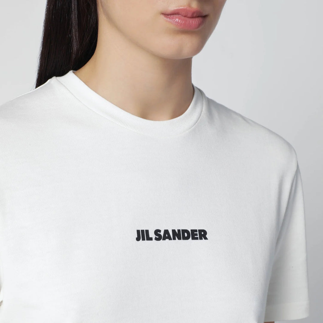 Jil Sander - White T-shirt with logo print