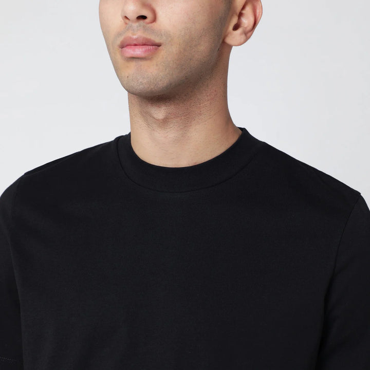 Jil Sander - Black cotton t-shirt