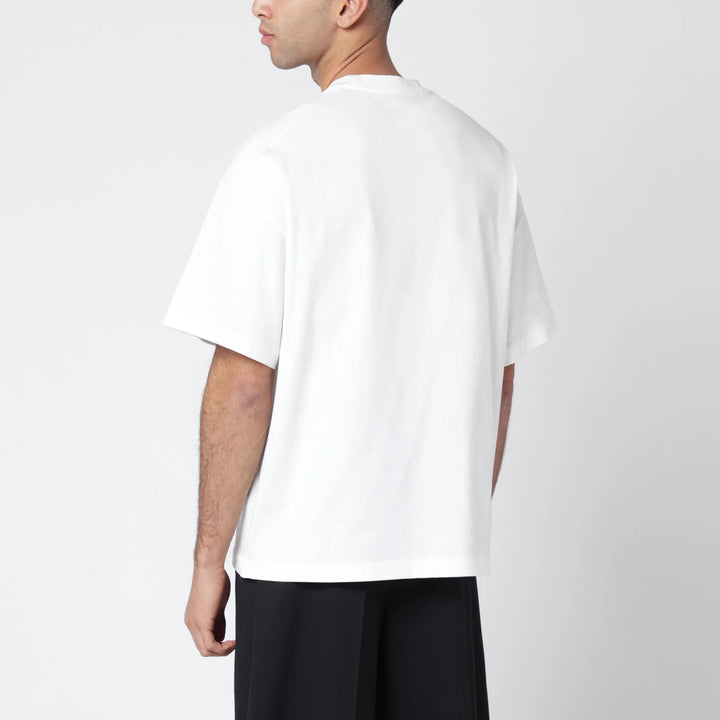 Jil Sander - White boxy T-shirt with logo