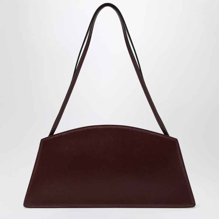 NOESI - Jade plum-colored bag in smooth leather