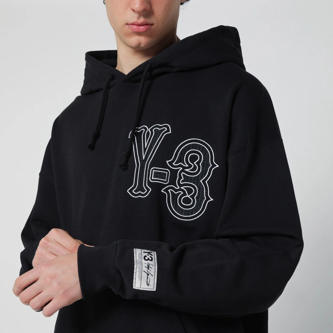 adidas Y-3 - Black Elite 5 GFX hooded sweatshirt