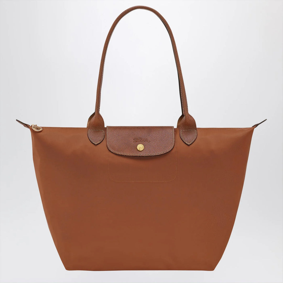 Longchamp - Cognac-coloured Le Pliage Original L bag