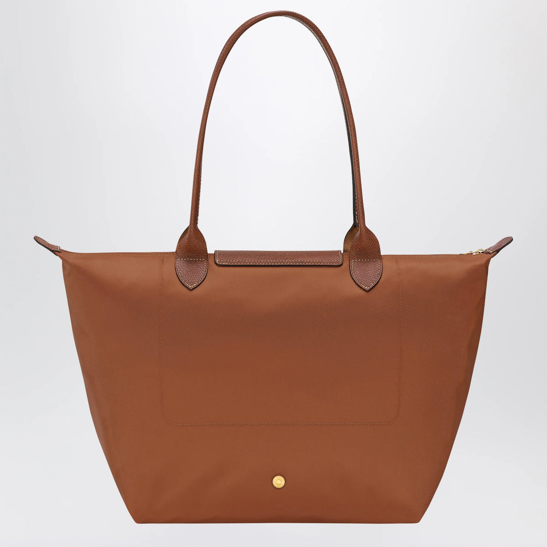 Longchamp - Cognac Le Pliage Original L bag