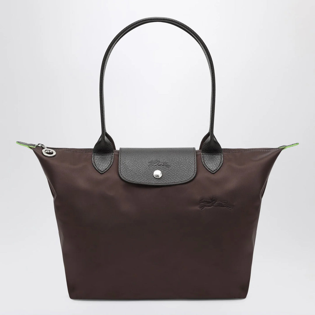 Longchamp - Mocha coloured Le Pliage Green M bag