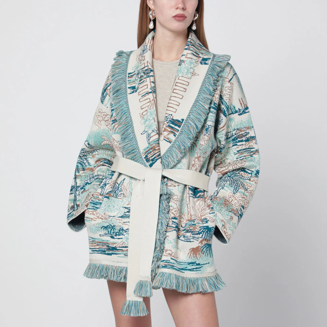 Alanui - Lost In The Blue multicolour cardigan