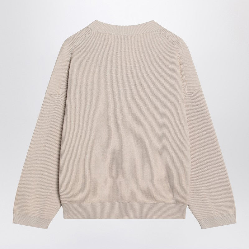 Brunello Cucinelli Butter-coloured cotton sweater