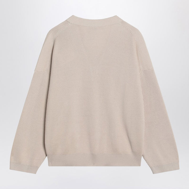 Brunello Cucinelli Butter-coloured cotton sweater