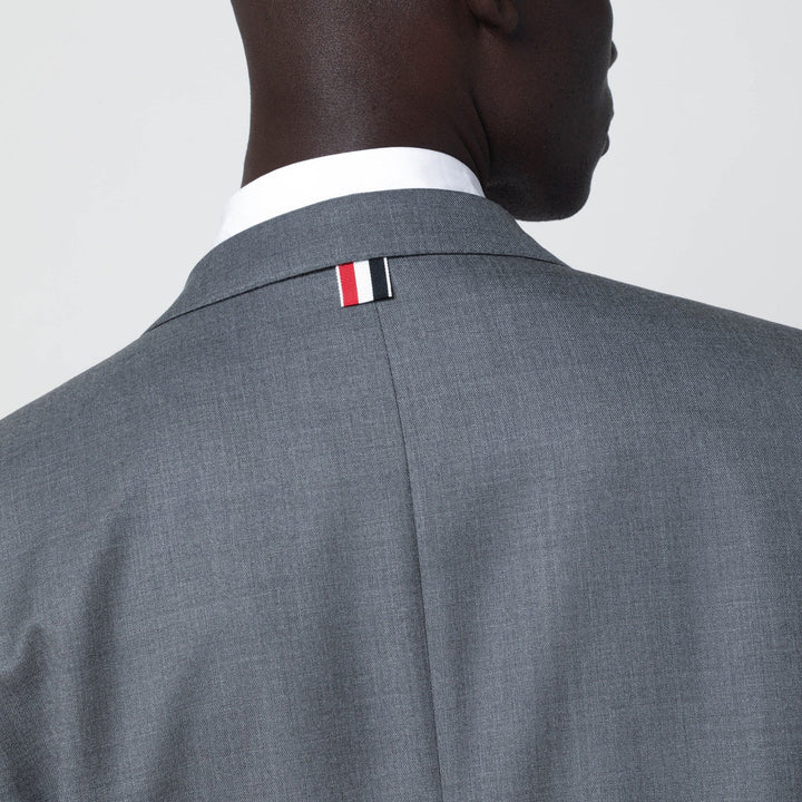 Thom Browne - Grey single-breasted wool jacket