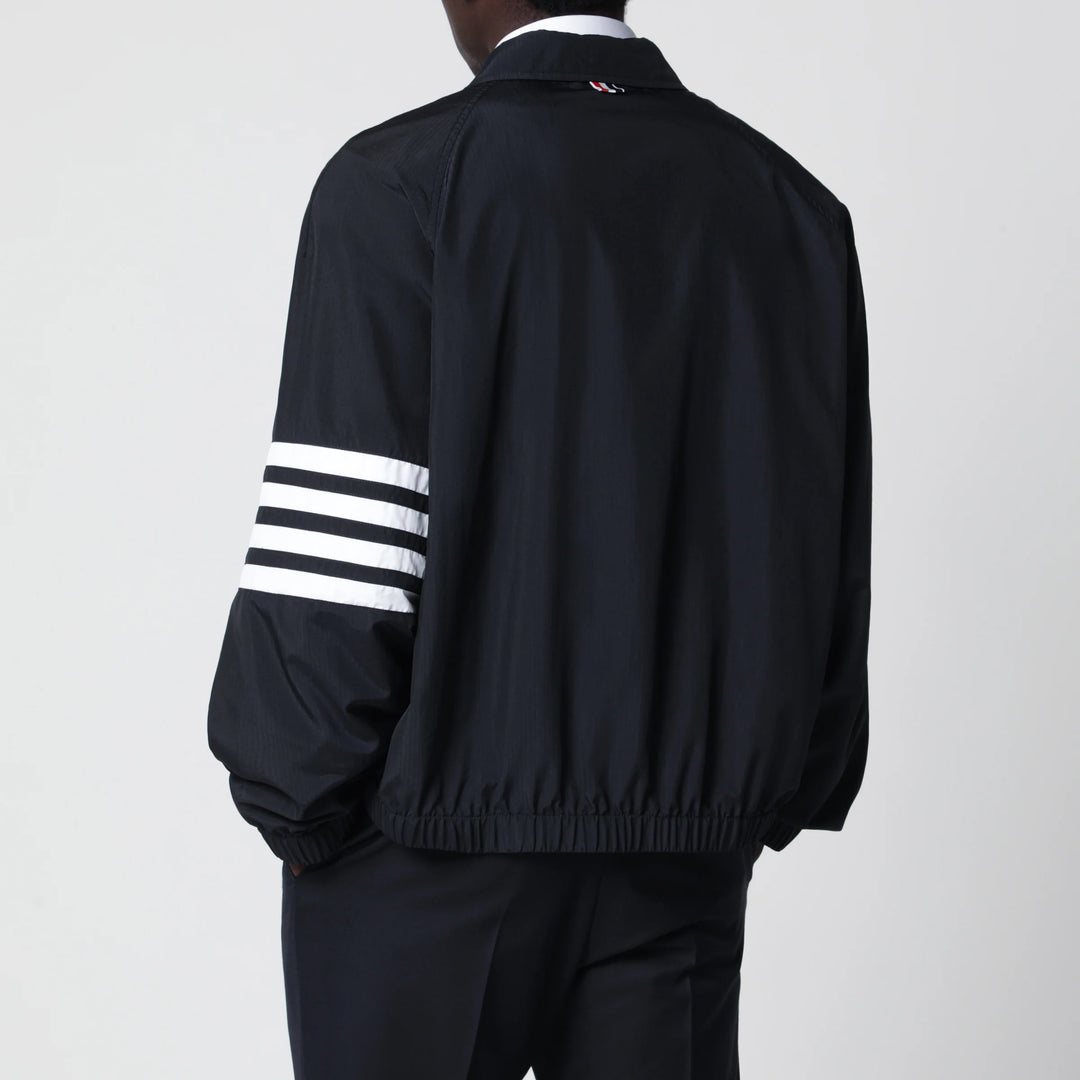 Thom Browne - Lightweight navy blue zip-up jacket