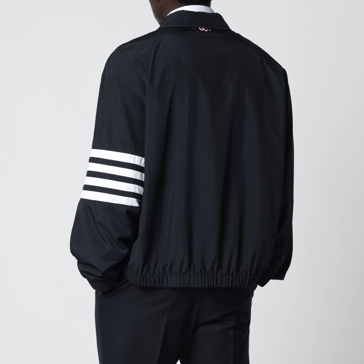 Thom Browne - Lightweight navy blue zip-up jacket