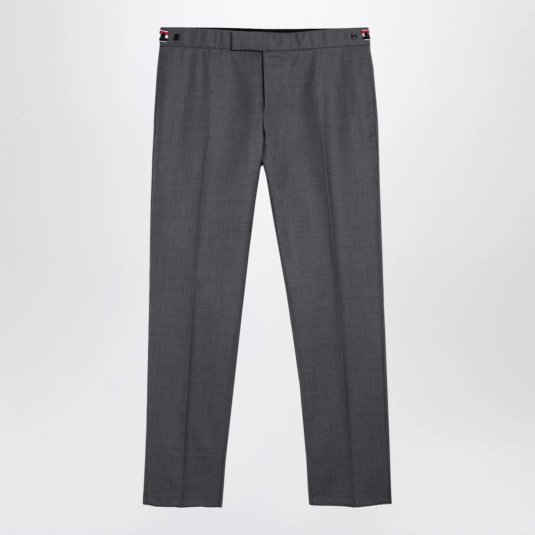 Thom Browne - Grey wool trousers