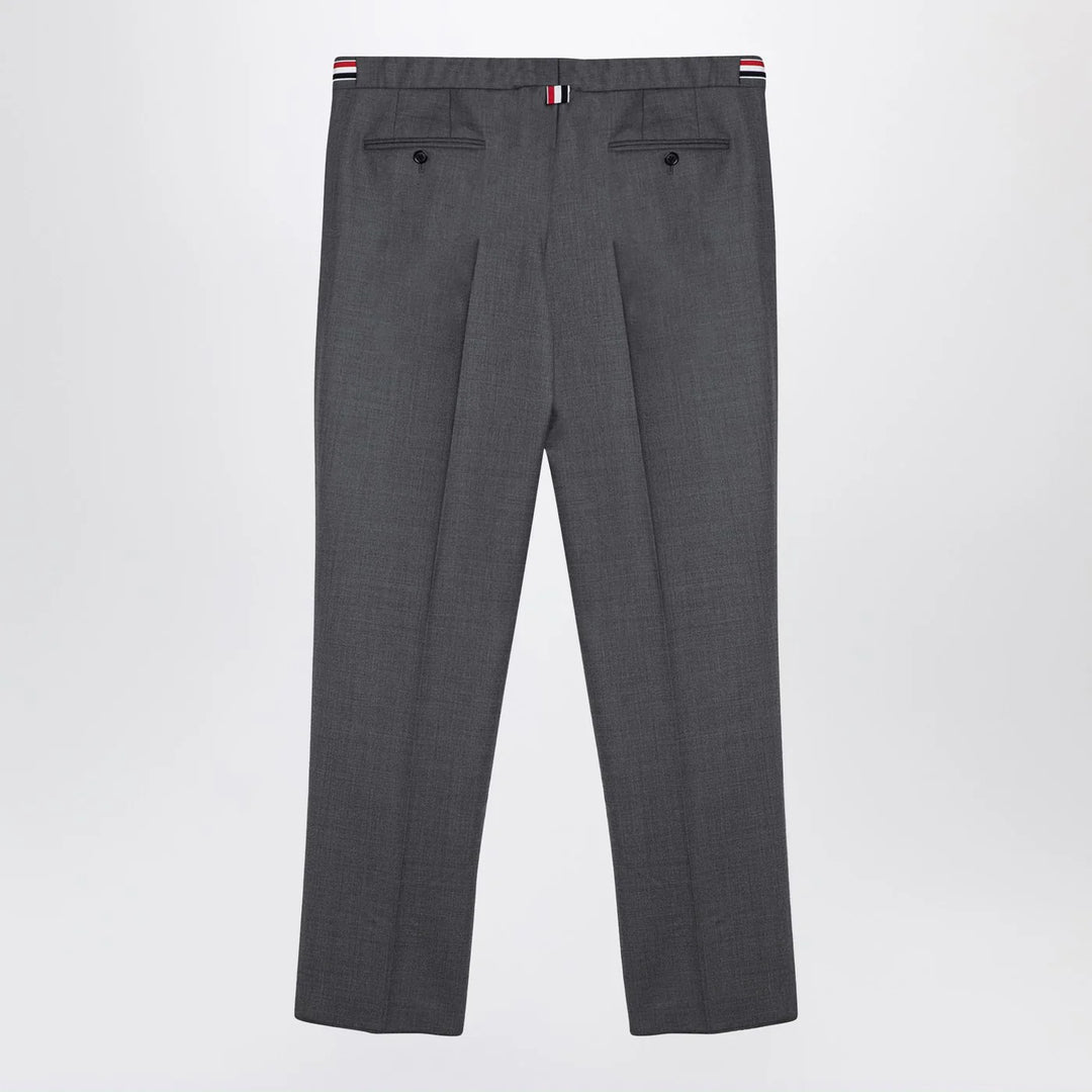 Thom Browne - Grey wool trousers