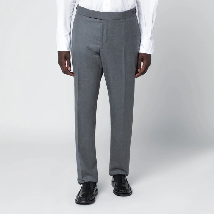Thom Browne - Grey wool trousers