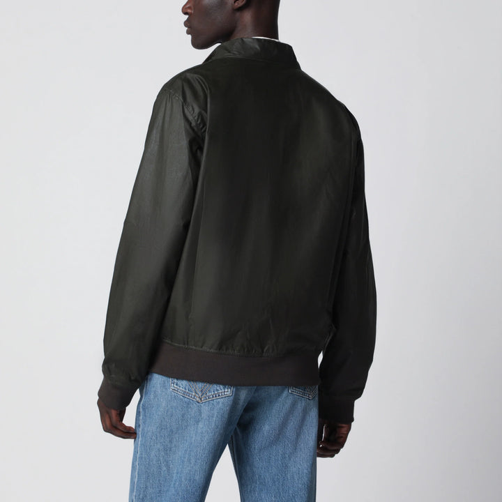 Barbour - Olive green lightweight waxed Royston jacket