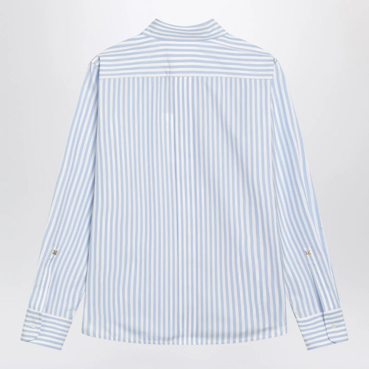 Max Mara - White/light blue striped shirt