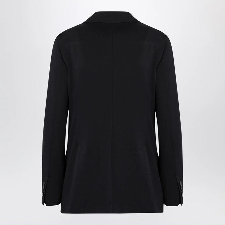 Max Mara - Blue double-breasted wool jacket