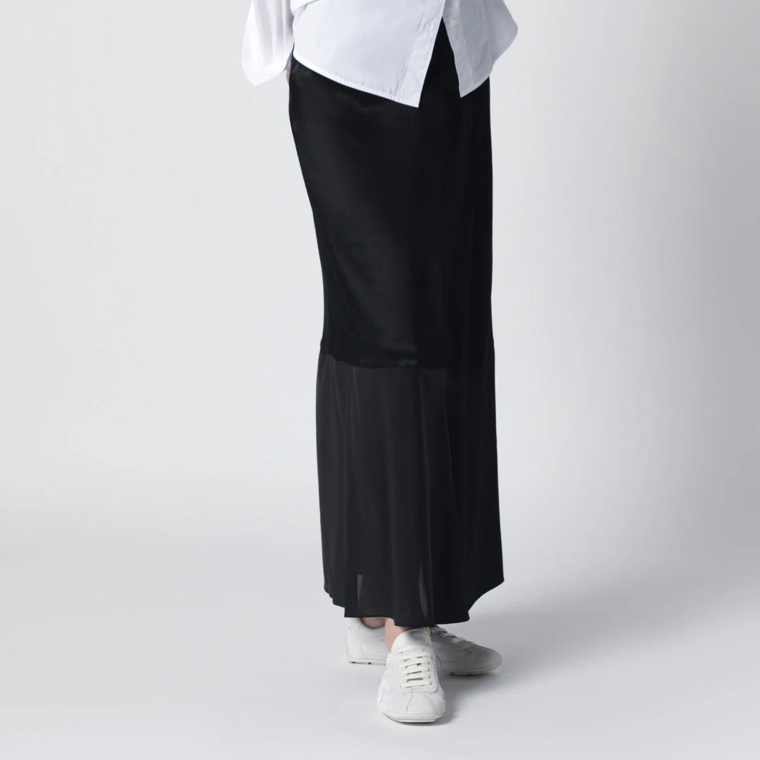 6397 - Black patchwork skirt