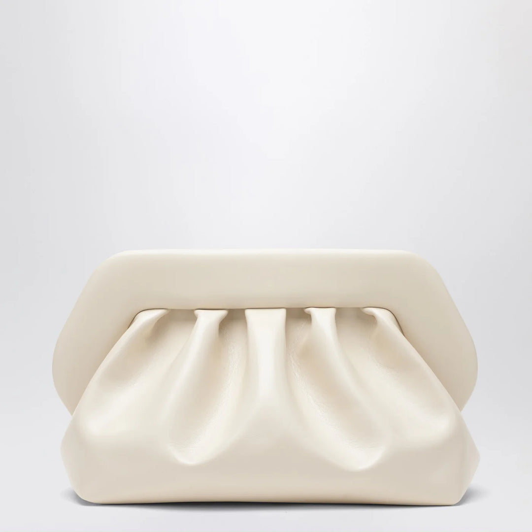 THEMOIRè - Large Tia clutch in butter color