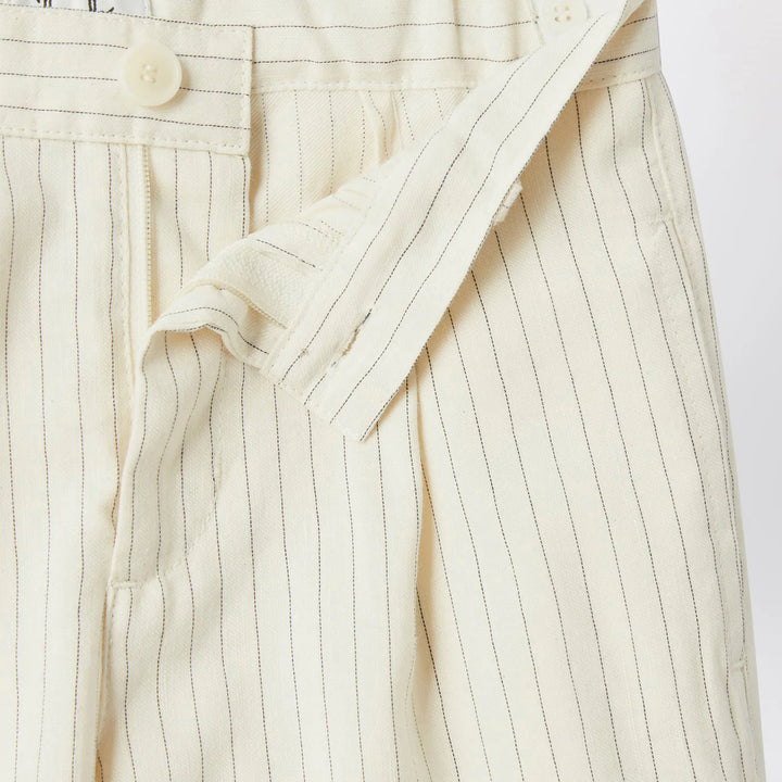 Il Gufo - Pinstriped cotton Bermuda shorts