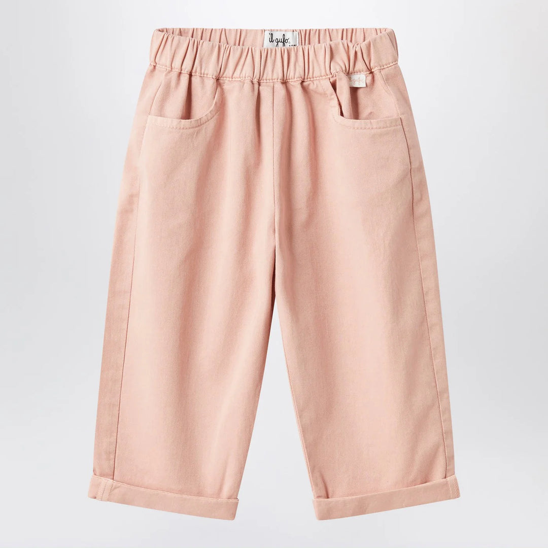 Il Gufo - Pink cotton pants
