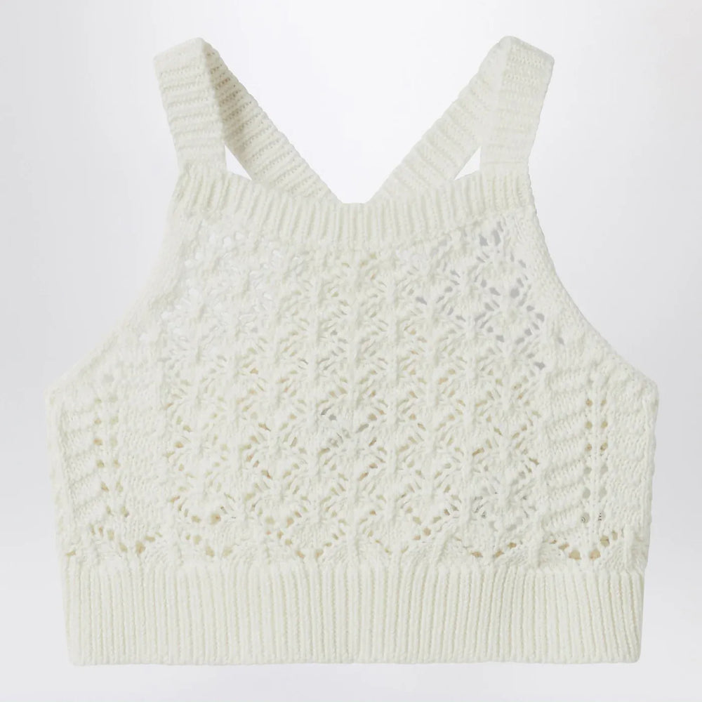 Il Gufo - Milk white crochet top Brand Shirts & Tops 10