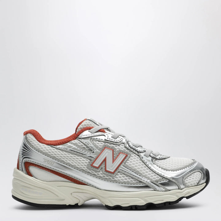 New Balance - 740 Bungee Lace Silver Metallic / Cinnamon sneakers