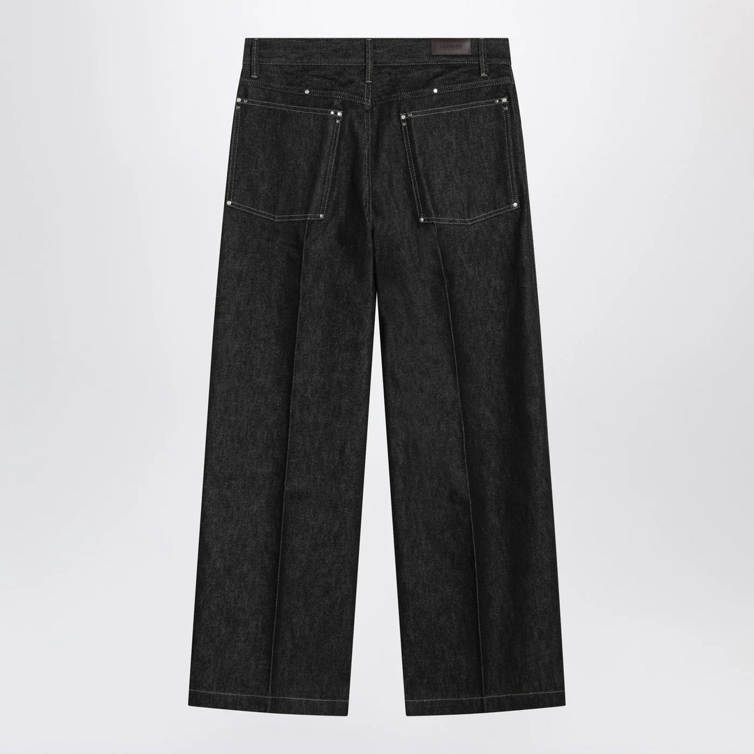 LEMAIRE - Slate-colored jeans with studs