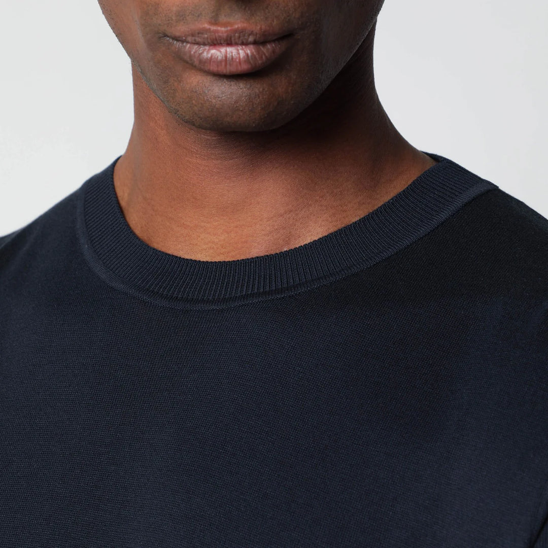 Lardini - Blue wool-blend knit