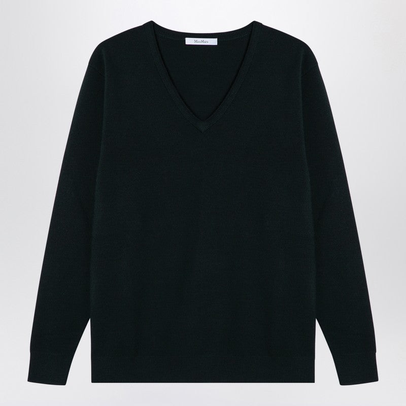 Black sweater on a white background