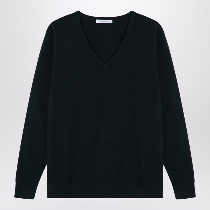 Black sweater on a white background