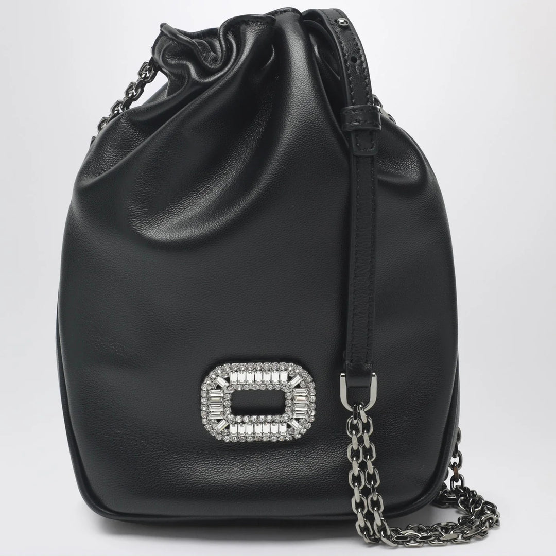 ROGER VIVIER - Nano Pilgrim bag in black leather