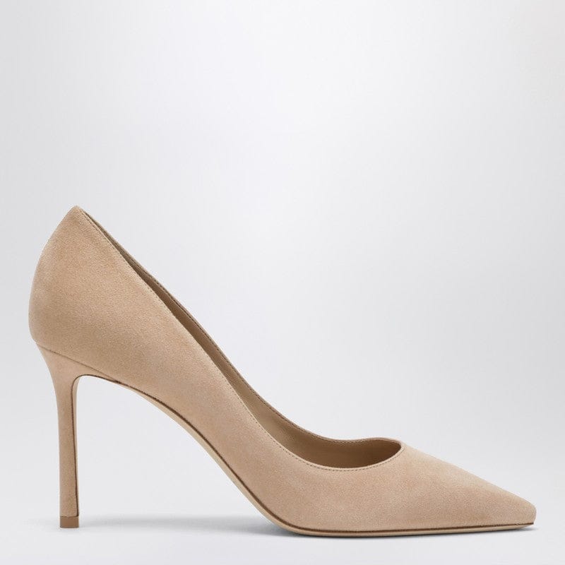 Shoes Jimmy Choo - Romy 85 light beige suede pumps - 38 IT Brand