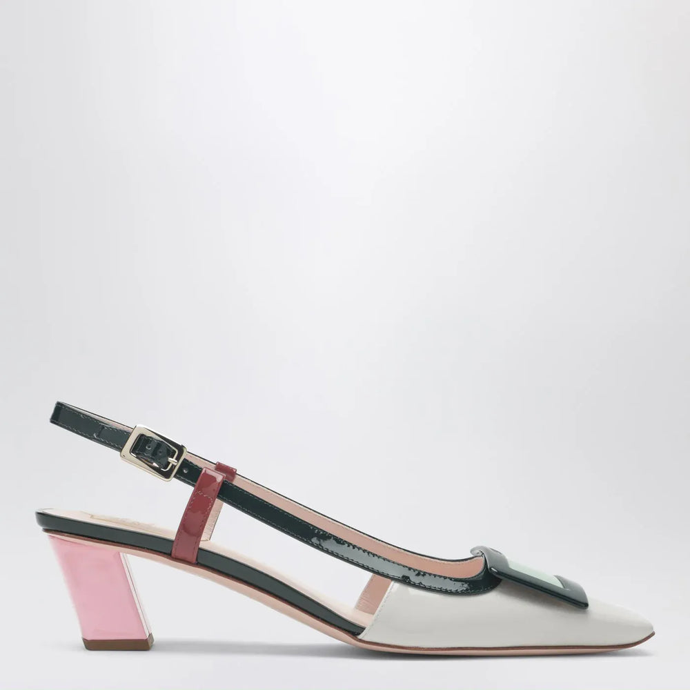ROGER VIVIER - Belle Vivier multicolour patent leather slingback Brand Apparel & Accessories 36 IT