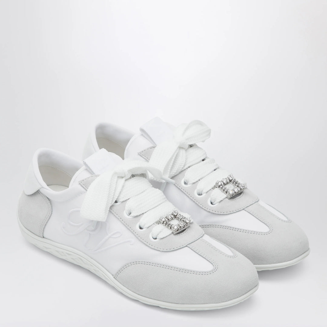 ROGER VIVIER - Viv Low sneakers in white suede
