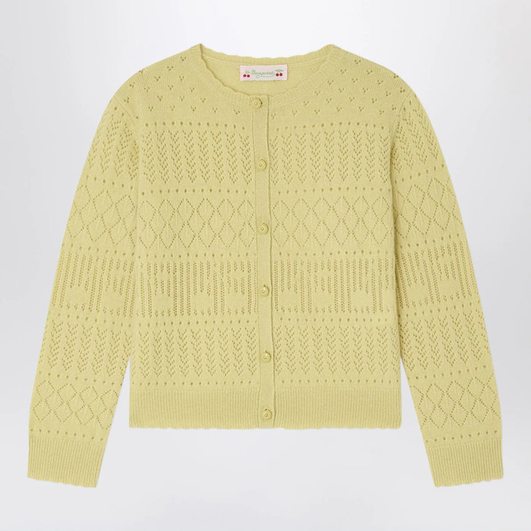 Bonpoint - Enza light green cashmere cardigan