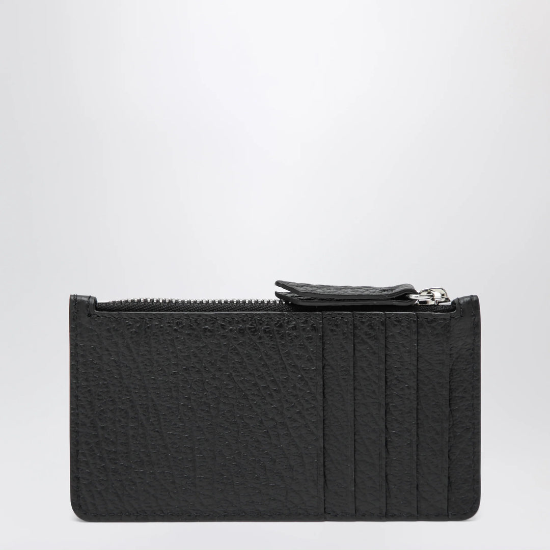 Maison Margiela - Black Four Stitches Zip Cardholder