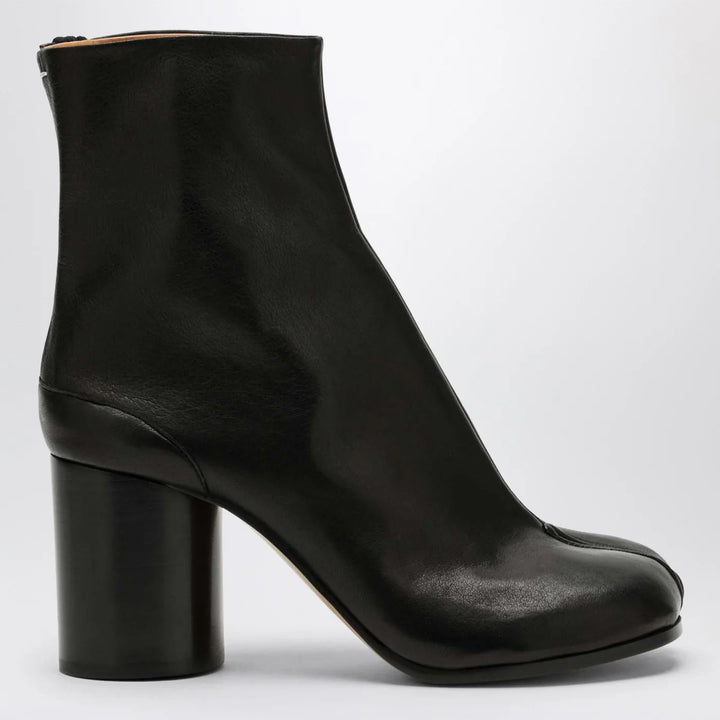 Maison Margiela - Black leather Tabi ankle boots