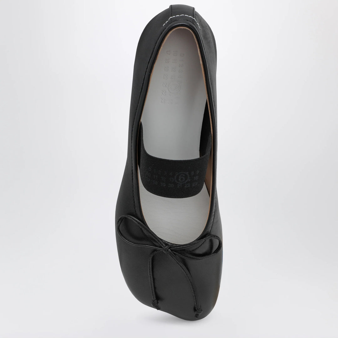 MM6 Maison Margiela - Anatomic Numeric black ballet flats