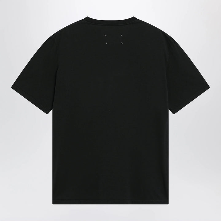 Maison Margiela - Taped cotton jersey T-shirt in black