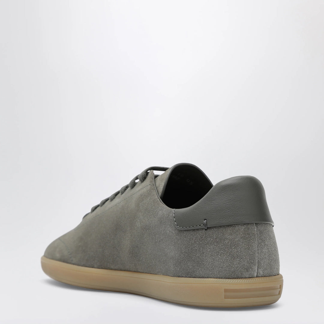 ZEGNA - Grey suede Sneakers