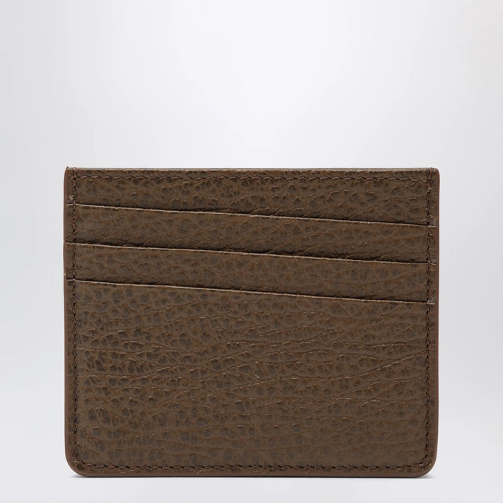 Maison Margiela - Brown Four Stitches calfskin card holder
