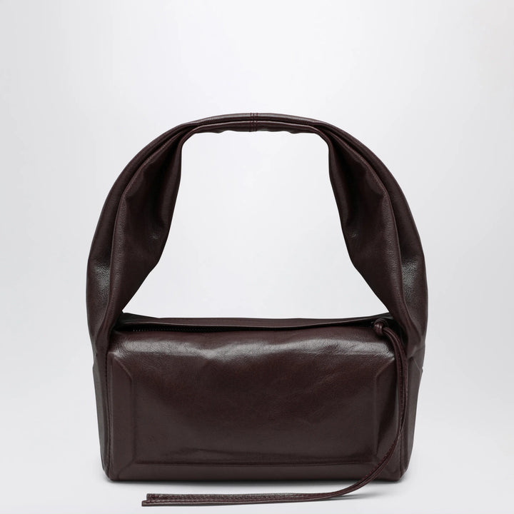 Maison Margiela - Box East West Small Bag in Burgundy Leather