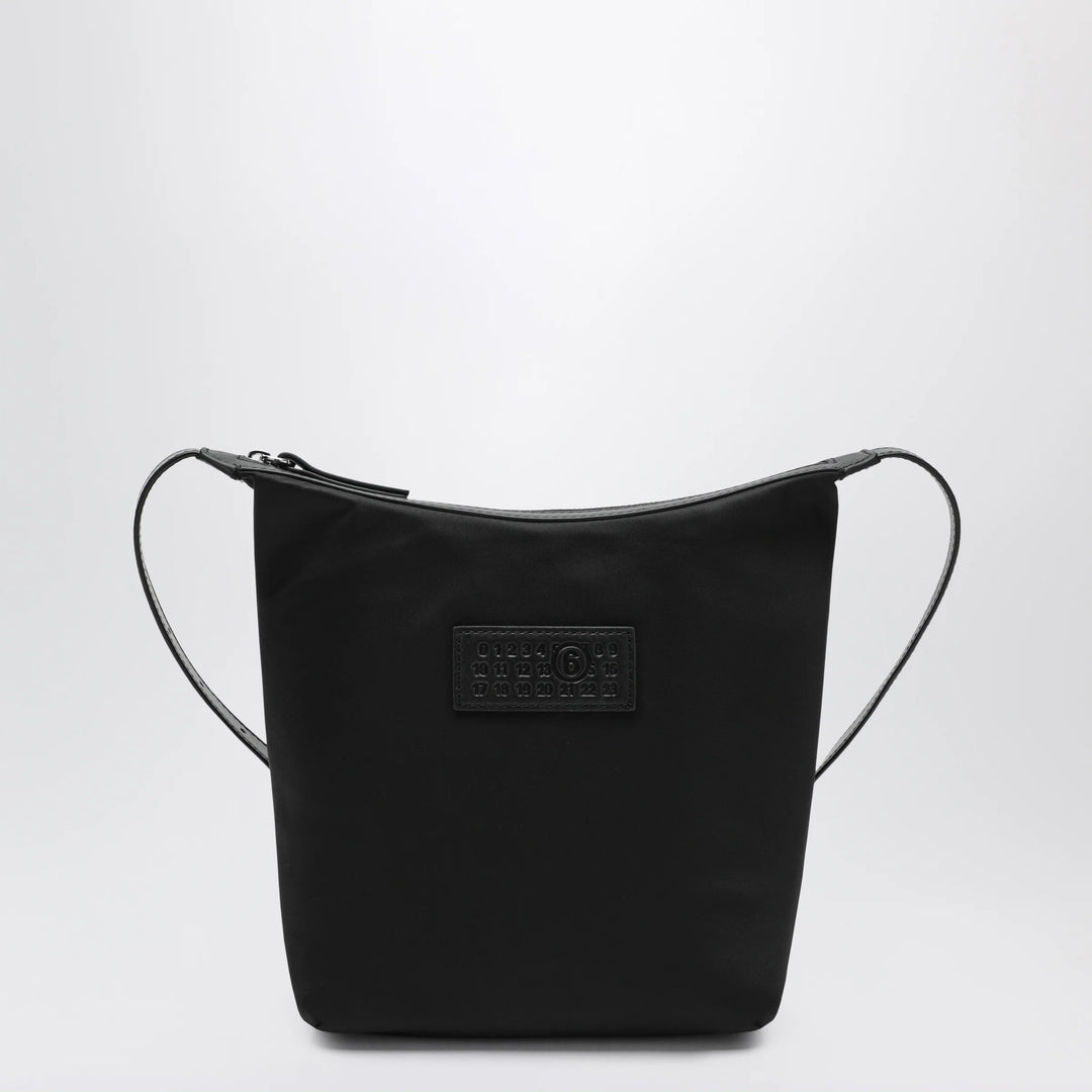 MM6 Maison Margiela - Black nylon Numeric Vertical crossbody bag